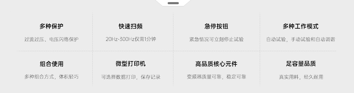 串联谐振试验装置（技术参数）